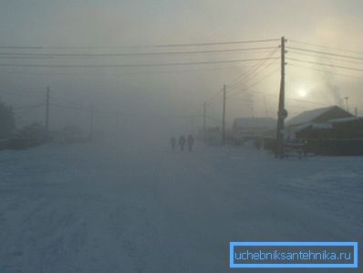 Zima u Verkhoyansk. Zima u Verkhoyansk.